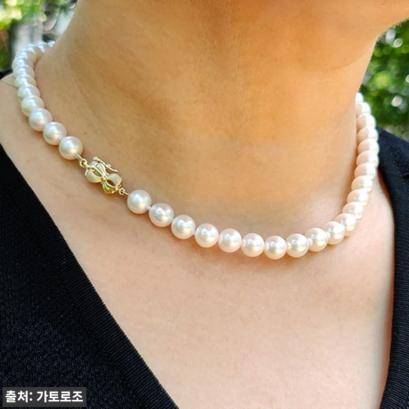 8~8.5mm 아코야 해수 진주 비드 관련 이미지 6