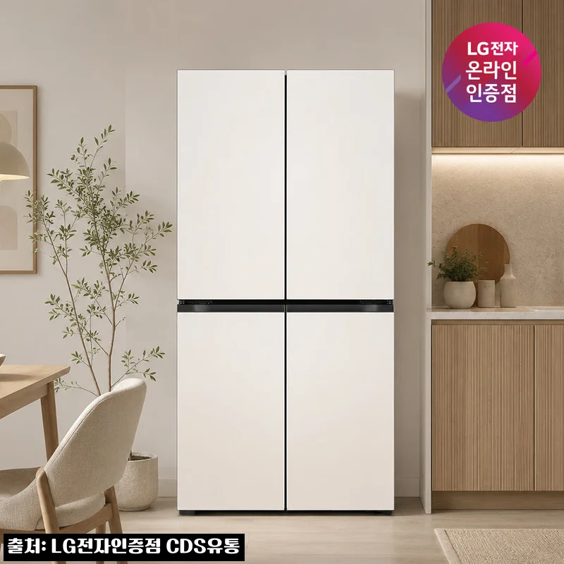 LG 디오스 AI 오브제컬렉션 4도어 냉장고 870L T876MEE011, 16% 할인에 혜택까지 챙기는 구매 체크 후기