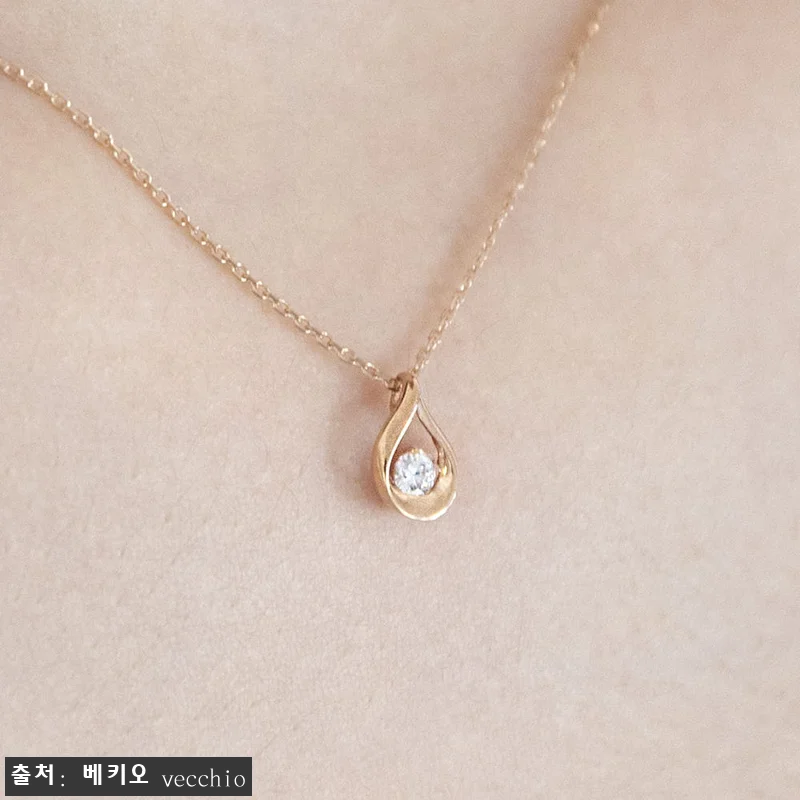 18k 러빙 물방울 목걸이, 27% 관련 이미지 1