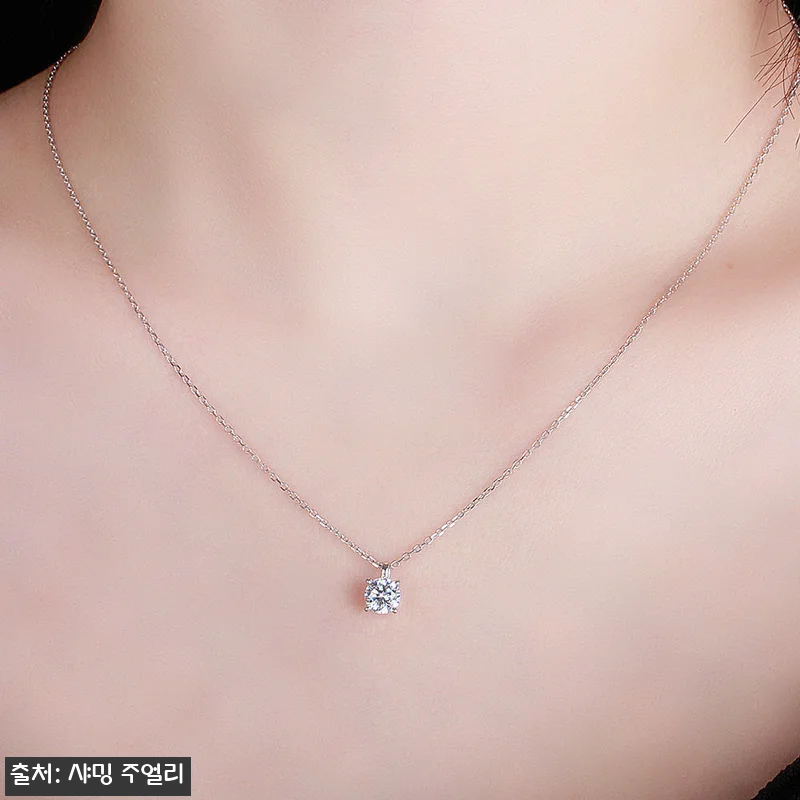 3부 5부 다이아 목걸이 4프롱, 프 관련 이미지 1