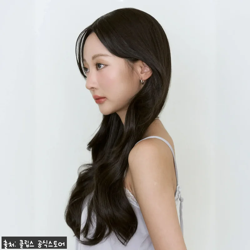 수제통가발 롱 긴머리 웨이브펌 올리비 관련 이미지 2