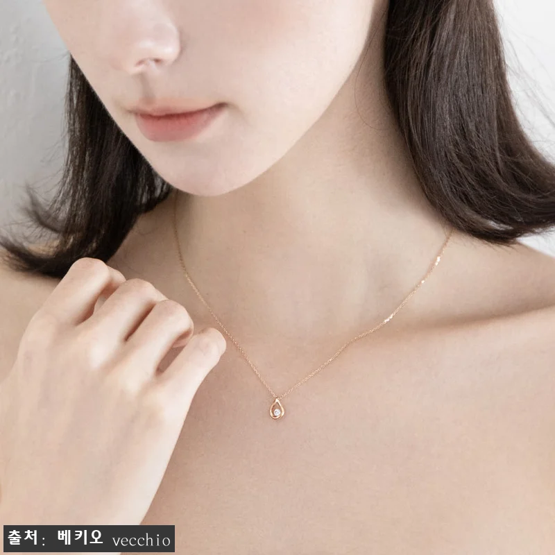 18k 러빙 물방울 목걸이, 27% 관련 이미지 2