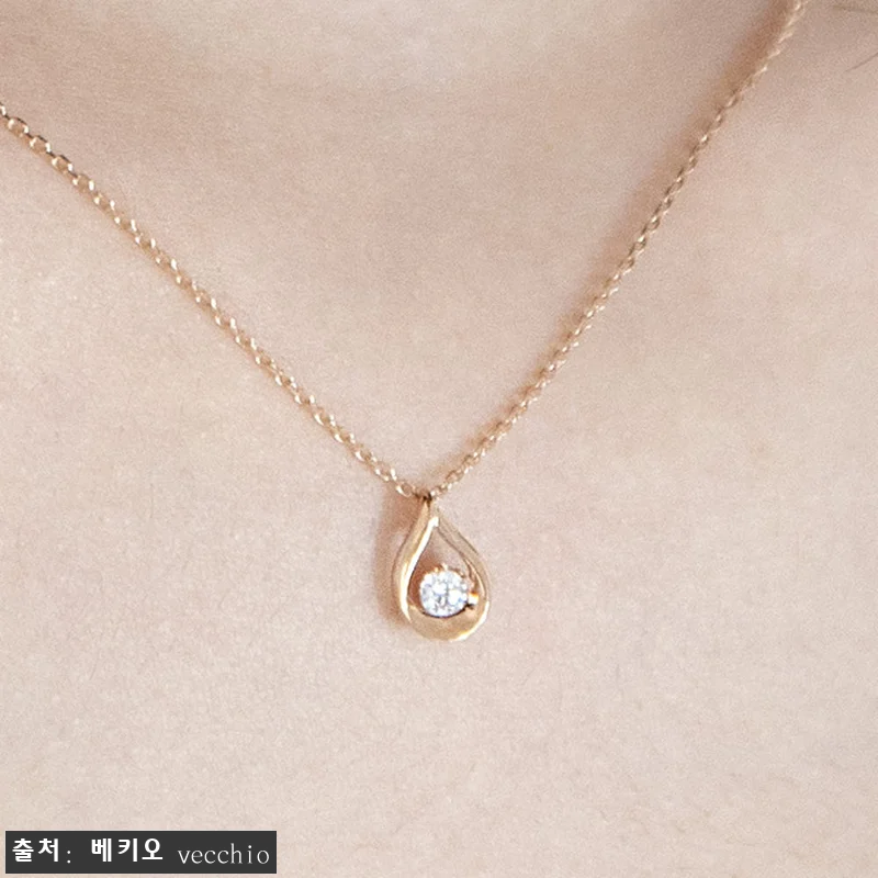 18k 러빙 물방울 목걸이, 27% 관련 이미지 3