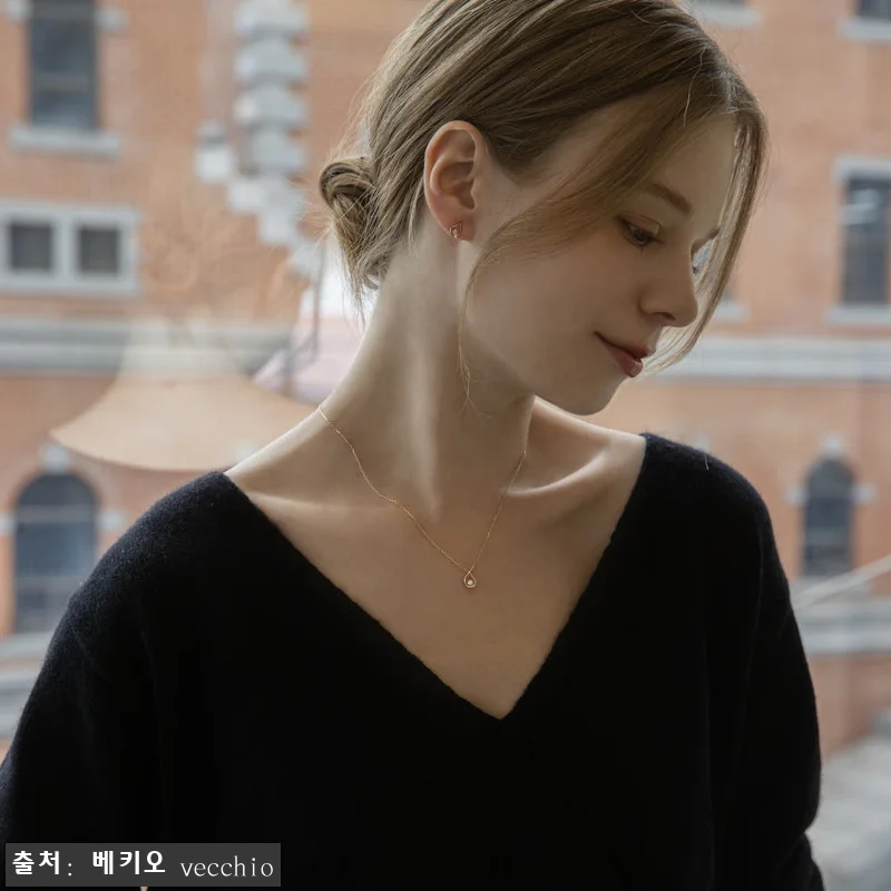 18k 러빙 물방울 목걸이, 27% 관련 이미지 4