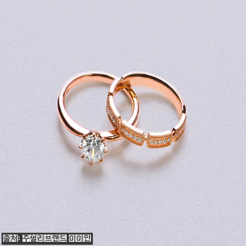 14K검지반지 미미민 레이어드 금반지 관련 이미지 9