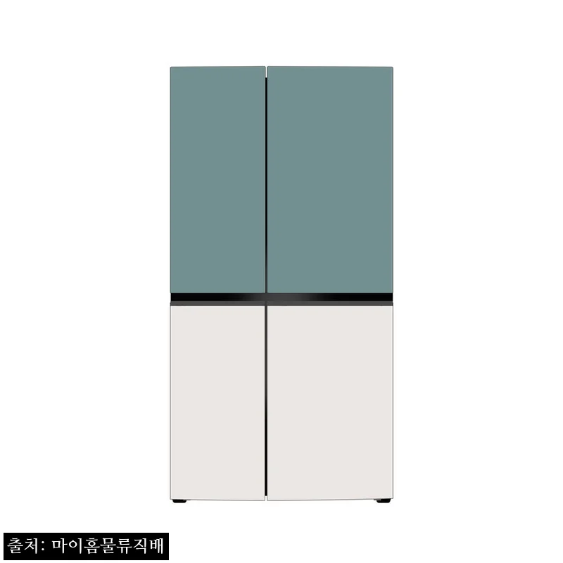 LG 디오스 832L S834MTE10, 클레이민트·베이지 조합이 눈길 가는 대용량 냉장고 체크 후기