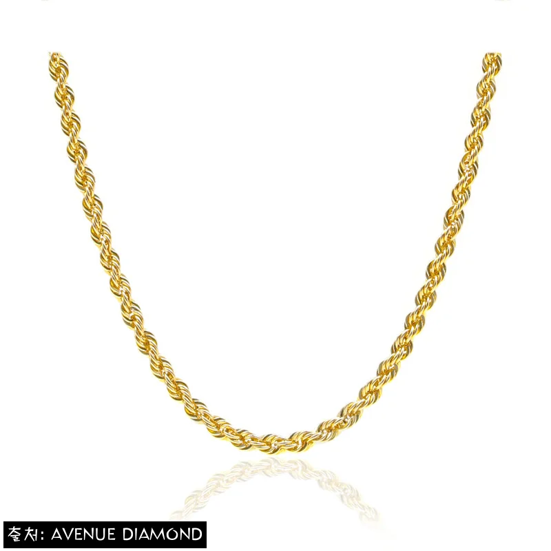1.7mm 14K 18K 체인 로프 목걸이, 데일리 골드 목걸이로 눈여겨볼 만한 이유