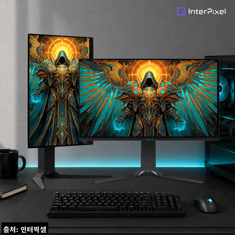 인터픽셀 OLED IPQ27X90 QHD 500Hz, 고주사율 게이밍 모니터 구매 전 체크 후기