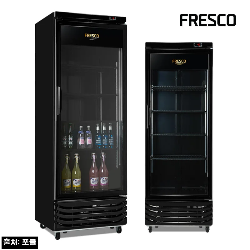 프레스코 올블랙 컵 냉동 쇼케이스 FRE-465CFAB, 업장 분위기까지 깔끔하게 잡는 이슈템