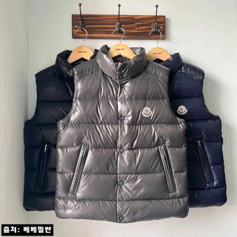 26FW 몽클레르 키즈 TIB 티브 패딩 조끼, 블랙·차콜·네이비 고민 끝낸 이슈템 체크 후기