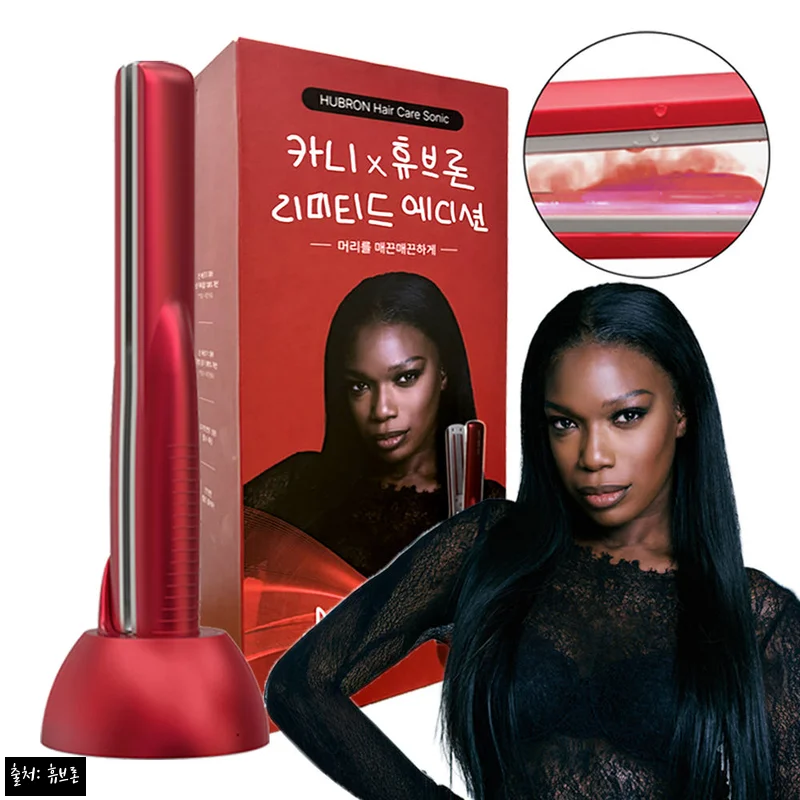 휴브론 헤어케어소닉 초음파고데기, 열 없이 트리트먼트 케어를 더하는 홈클리닉 이슈템