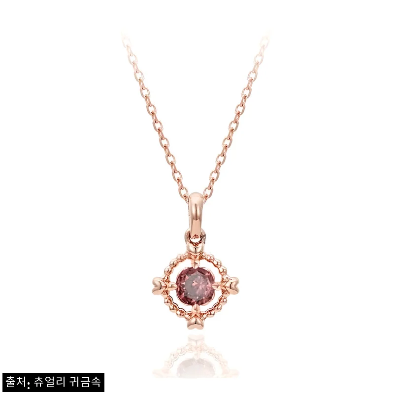14K 18K 10월 탄생석목걸이 투어멀린 목걸이, 주문 전 꼭 볼 포인트