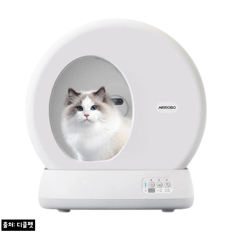 디클펫 고양이 자동 화장실 에어로보 C10 Pro, 모래 삽질 부담 줄여주는 이슈템 후기